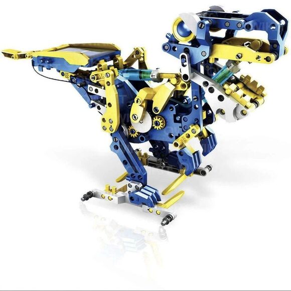 Elenco TTG-618 Rivet-Rex 12 in 1 Hydro-Mechanical Solar Robot Kit - NO BATTERIES - Picture 2 of 8